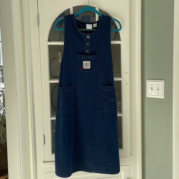 Christopher & Banks Dresses & Skirts - Christopher & Banks Denim Jumper Dress